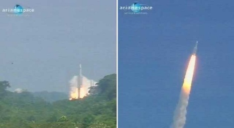 launch-Herschel-Planck-lancio-satelliti-Kourou-Guyana-francese