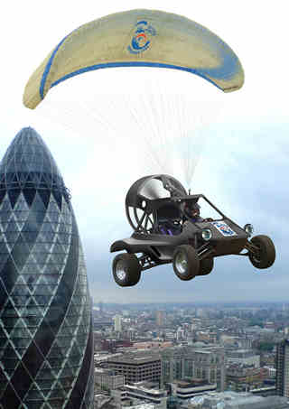 auto-volante-Londra-Mali-Parajet-Ritorno-al-Futuro-Sahara-Skycar