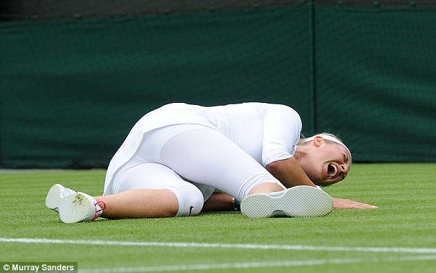 Wimbledon, infortuni tennis