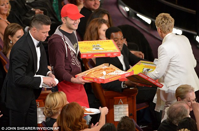 Oscar, star, pizza