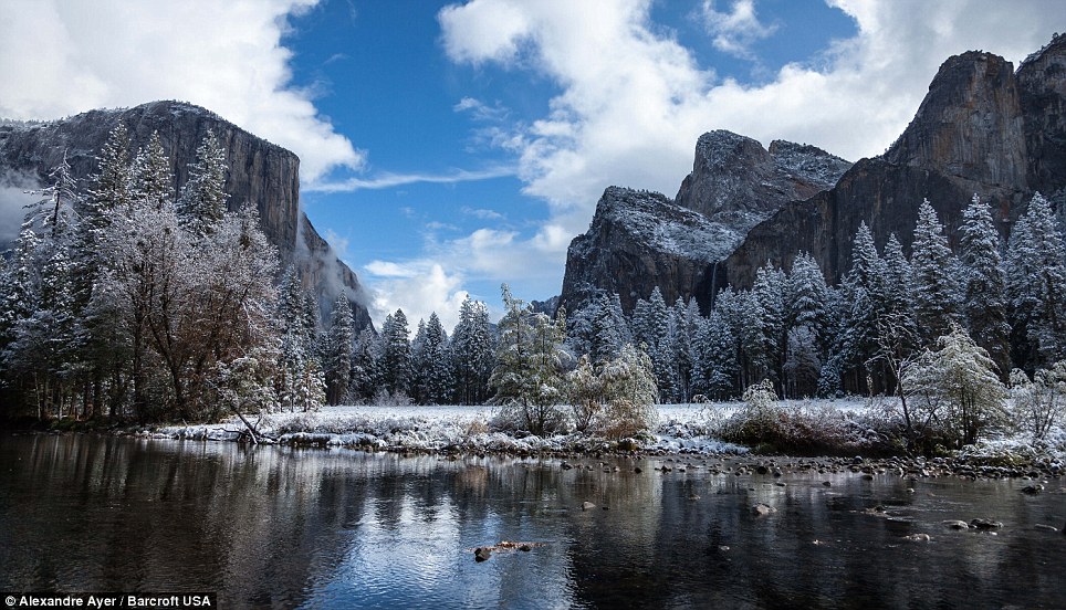 06 - America, paesaggi parco nazionale di Yosemite, in California,